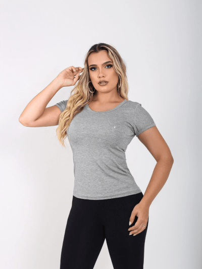 BLUSA VISCOLYCRA LISA MANGA