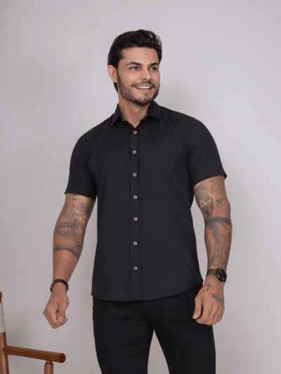 CAMISA ACETINADA M/C