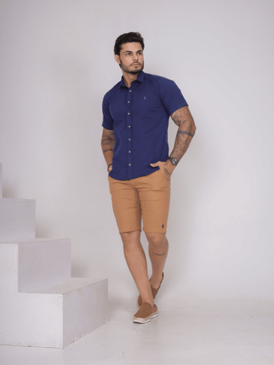 CAMISA ACETINADA M/C