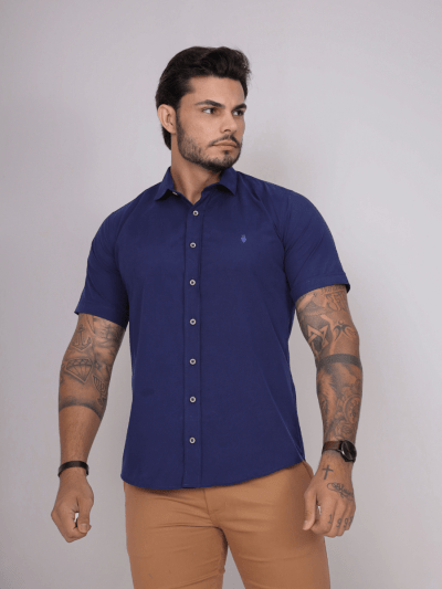 CAMISA ACETINADA M/C