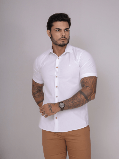 CAMISA ACETINADA M/C